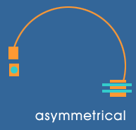 asymmetrical