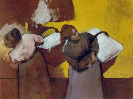 Carrying Linen - Edgar Degar