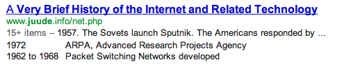 example of description snippit from search results