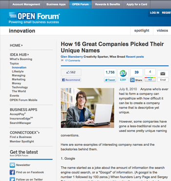 Open Forum
